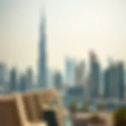 Stunning skyline view of Dubai's modern architecture