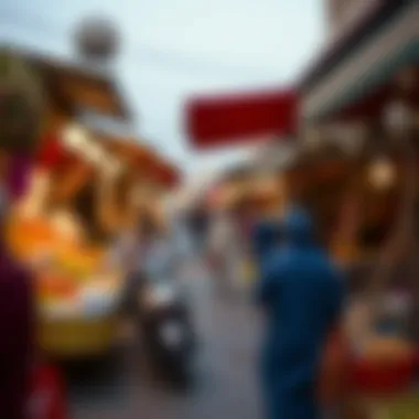 Dubai's Vibrant Market Scene Vibrant market scene reflecting Dubai's rich heritage