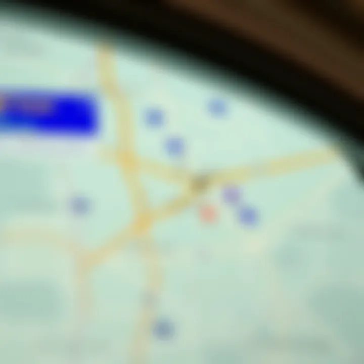 Transportation Options to Latifa Tower Map highlighting transportation options to Latifa Tower