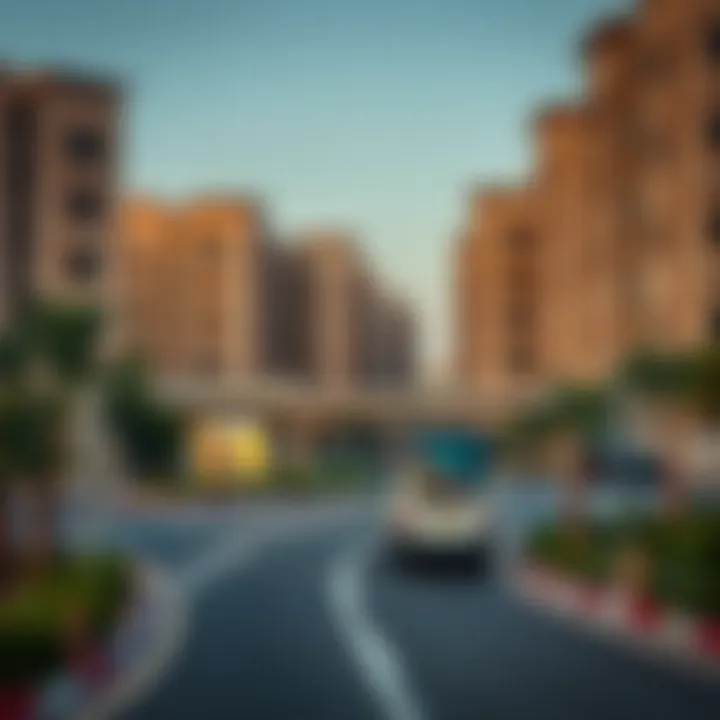 Real estate development near metro station