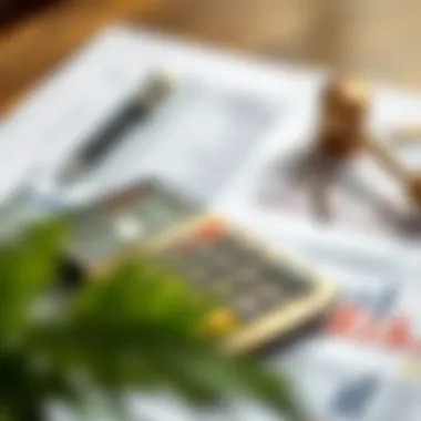 Calculator and financial documents symbolizing investment analysis