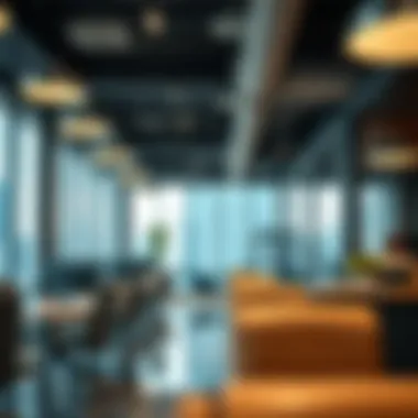 Thriving Entrepreneurial Environment Modern office space reflecting a thriving entrepreneurial environment
