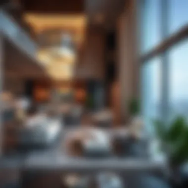 Interior view highlighting luxury amenities and lifestyle aspects of Paramount Towers