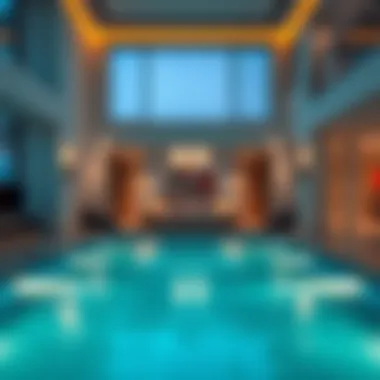 Elegant Suite Featuring Private Pool Elegant hotel suite with a private pool
