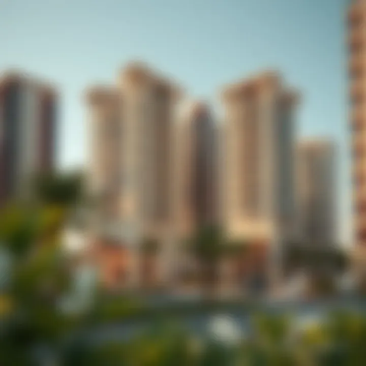 Strategic Location of Rawda Apartments in Dubai Prime location of Rawda Apartments highlighted by surrounding attractions