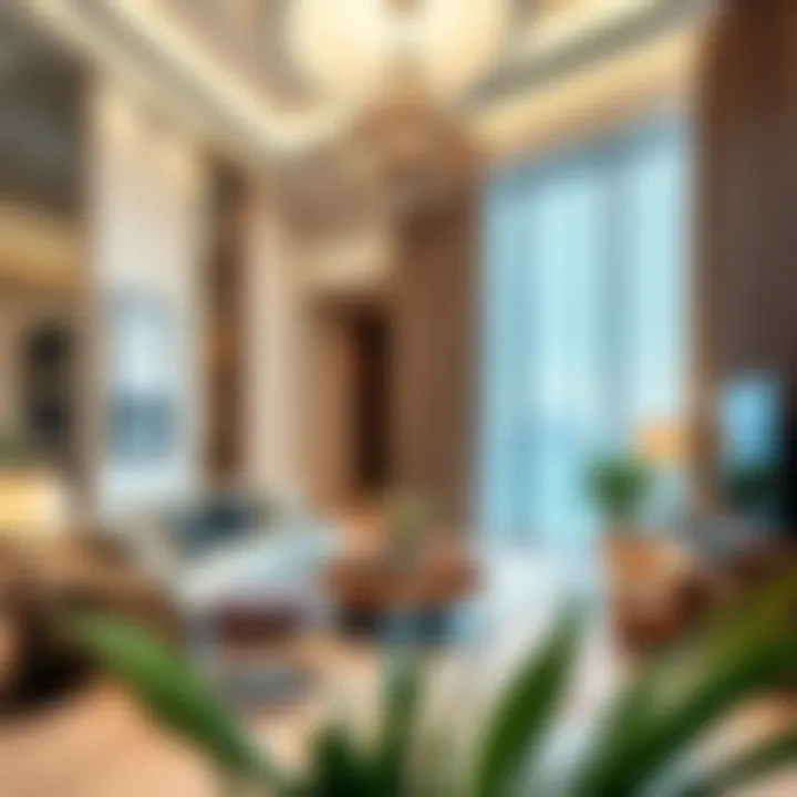 Luxurious Interiors of Regalia Residences Interior of a luxury apartment in Regalia Business Bay with high-end finishes