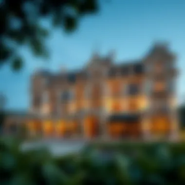 Majestic Exterior of Ritz Residence Panoramic view of Ritz Residence highlighting its majestic exterior