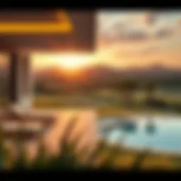Breathtaking view of luxurious golf course at Seven Tides