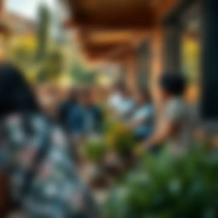 Diverse community in Discovery Gardens