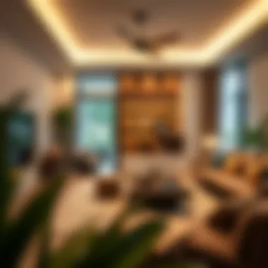 Interior Design of a Shared Living Space Modern shared living space interior