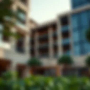 Architectural Features of Signature Residences Architectural details of a high-end residential building