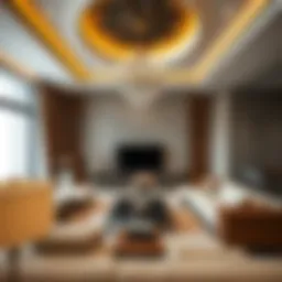 Luxurious interior design of a signature home in Dubai