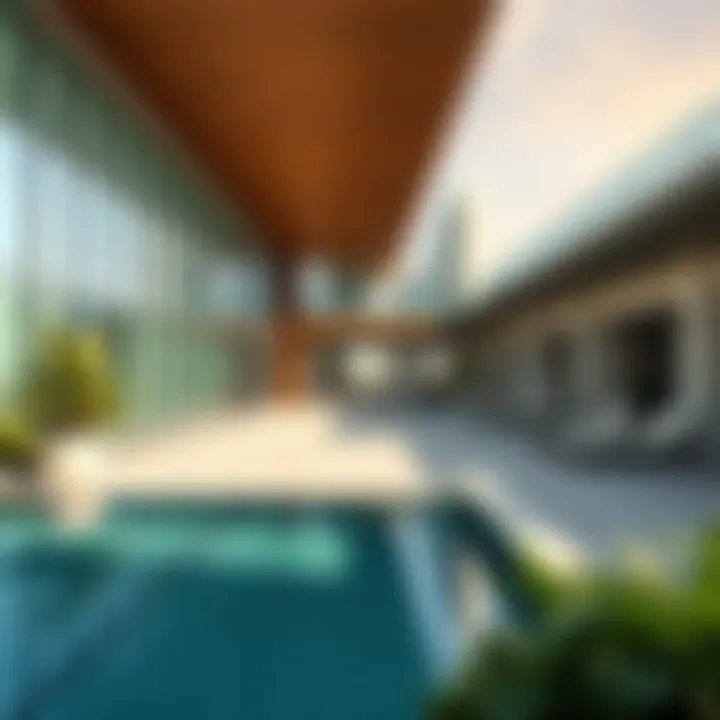 Stunning architecture of a Sobha development