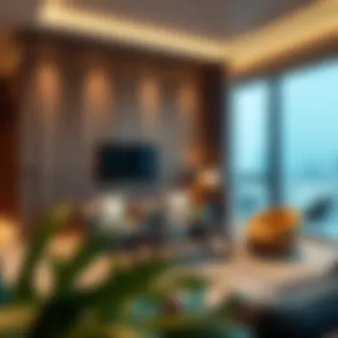 Modern Living Space in Dubai Modern living space in Dubai