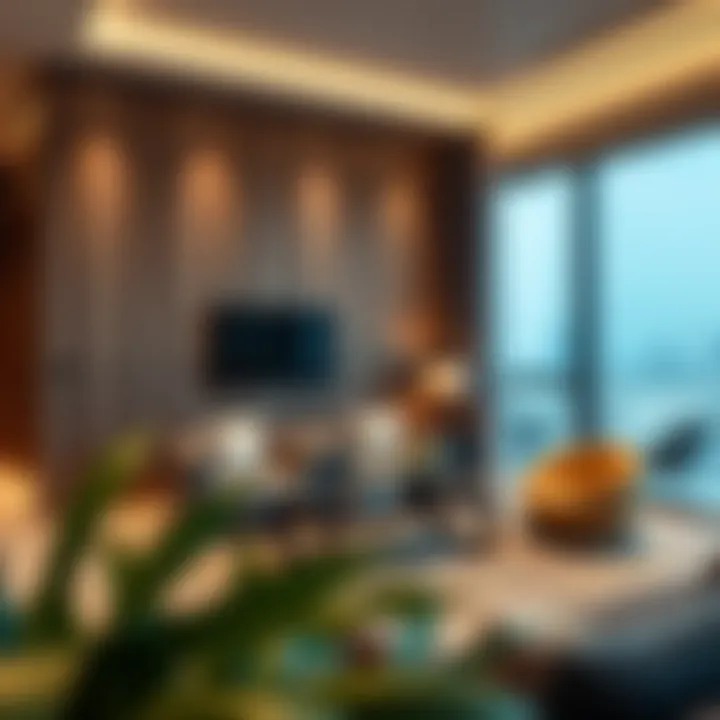 Modern Living Space in Dubai Modern living space in Dubai