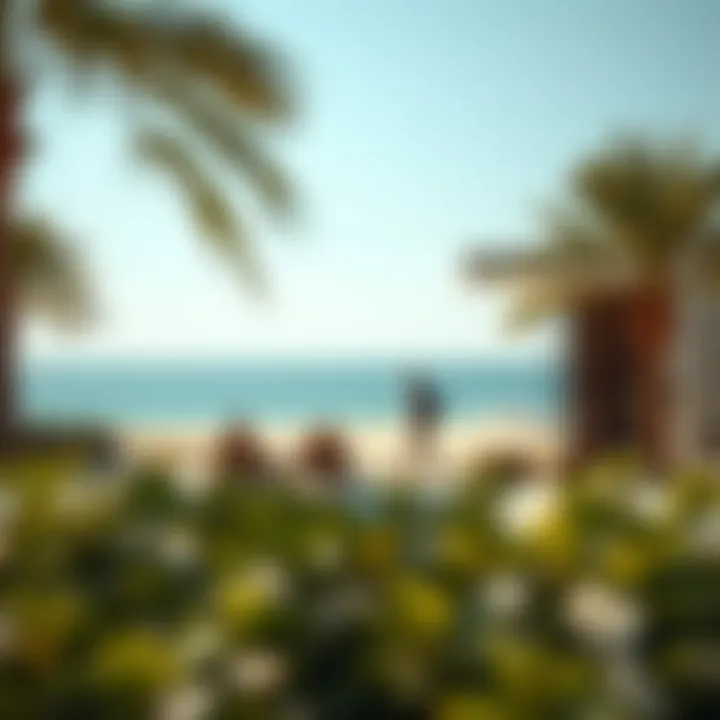 Modern developments and luxury properties overlooking Sufouh Beach
