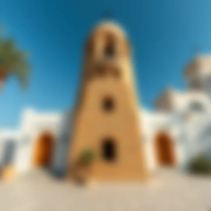 Cultural landmarks and traditional architecture near Sufouh Beach