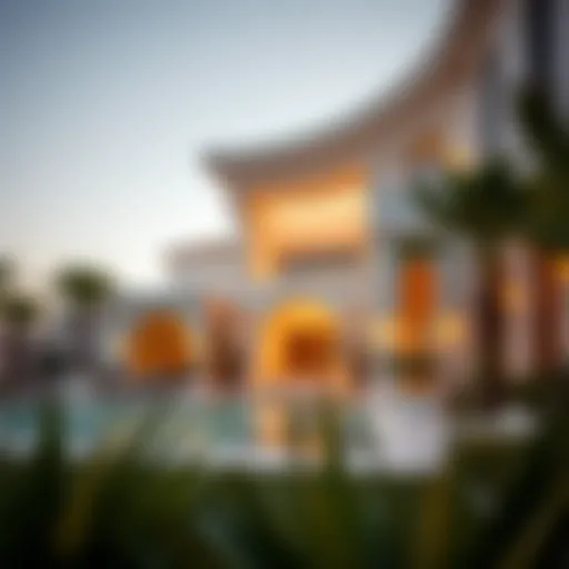 Luxurious villa in Dubai with stunning architecture