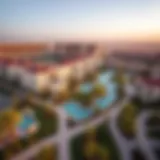 Aerial View of The Oasis Dubai Aerial view of The Oasis Dubai showcasing its lush landscape and architectural design