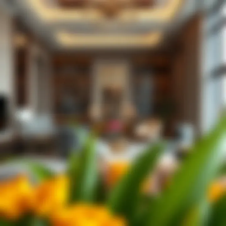 Opulent Interiors of Dubai's Luxury Apartments Modern luxury apartment interior showcasing opulence