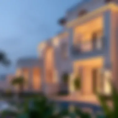 Architectural Elegance of Luxury Villas in The Villa Luxury villas in The Villa community highlighting architectural elegance