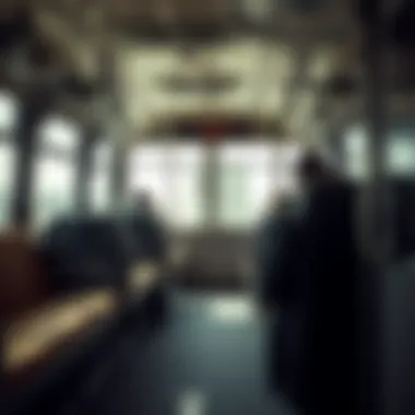 Bus interior showcasing comfortable seating