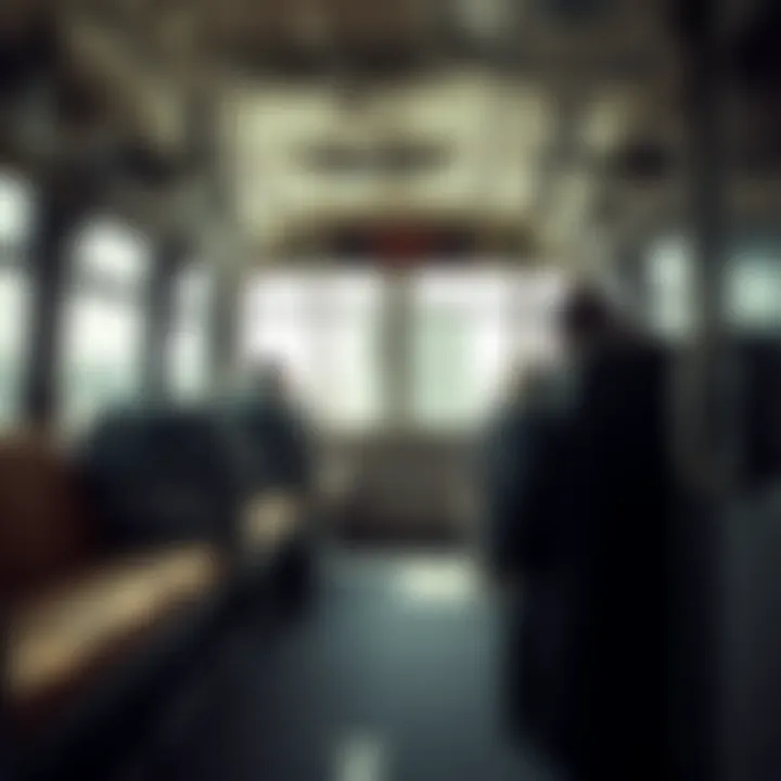 Bus interior showcasing comfortable seating