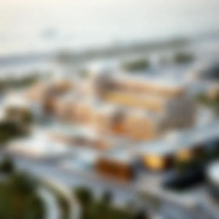 Architectural Model Highlighting Innovative Designs Architectural model of a mega project