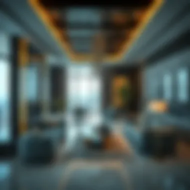 Luxury Interior of AG Towers Interior design showcasing modern amenities and luxury finishes at AG Towers