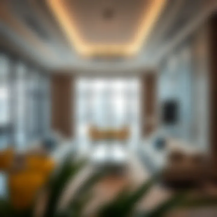 Luxurious apartment interior in Dubai