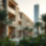 Architectural view of Dubai real estate