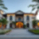 Elegant Dubai villa showcasing traditional architecture