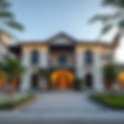 Elegant Dubai villa showcasing traditional architecture