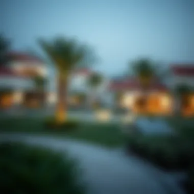 Community amenities in Emirates Hills including parks and recreational facilities