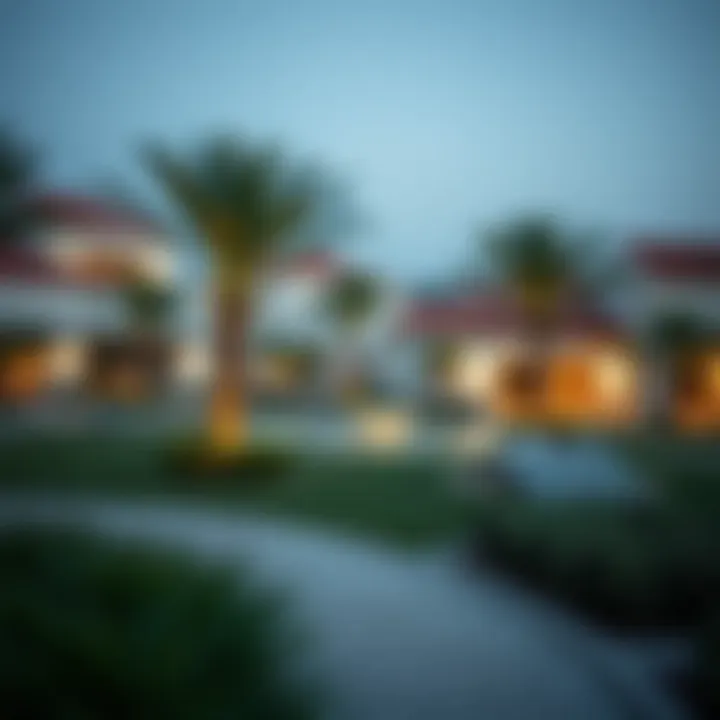 Community amenities in Emirates Hills including parks and recreational facilities