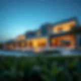 Luxury villa in Emirates Hills showcasing modern architecture