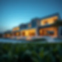 Luxury villa in Emirates Hills showcasing modern architecture