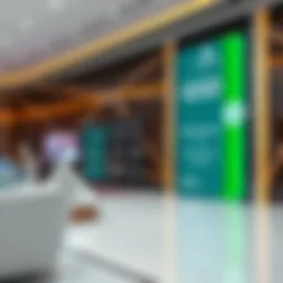 A digital representation of the Smart Hub interface showcasing various services