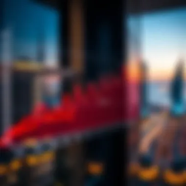 Market Trends: Visualizing Dubai Real Estate Dynamics Graph depicting real estate market trends in Dubai