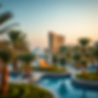 Luxurious Amenities in Uptown Al Zahia Luxurious amenities available in Uptown Al Zahia, including parks and recreational areas