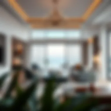 Luxurious interior design of a Villa Nova Amaranta living space