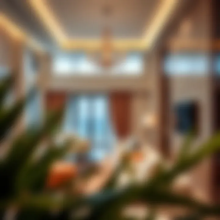 Luxurious interior design of a Viridis Damac apartment