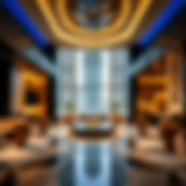 Luxurious Amenities Inside W Tower Interior space of W Tower highlighting luxurious amenities