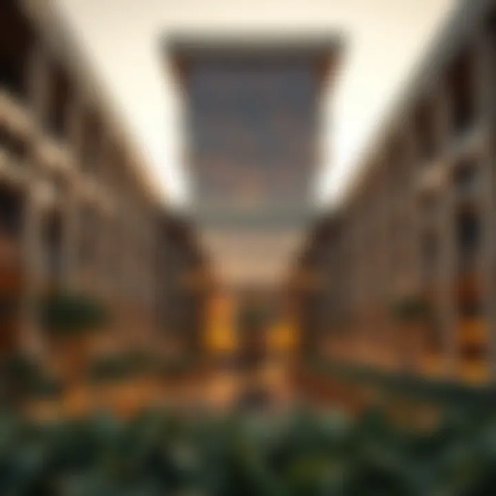 A panoramic view of Warehouse Dubai showcasing its architectural elegance.