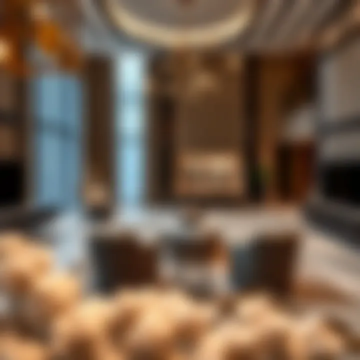 Luxurious interiors of Zaabeel One highlighting modern design elements
